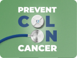 Prevent Colon Cancer the Os in Colon replaced with a test and a stethoscope